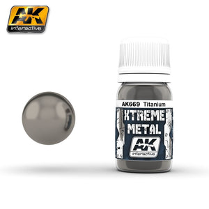AK Interactive AK669 XTREME METAL TITANIUM 30 ml