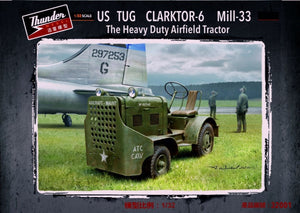 Thunder Model 32001 US Tug Clarktor-6 Mill-33 Tracteur d&amp;#39;aérodrome robuste 1/32 – immagine 2