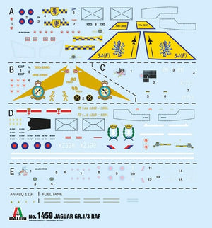 Italeri 1459 Jaguar GR.1/GR.3 RAF 1/72 – image 3