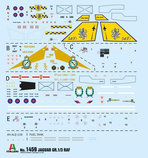 Italeri 1459 Jaguar GR.1/GR.3 RAF 1/72 – image 3