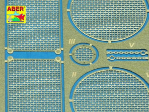 Aber 35G06 Grilles pour char allemand King Tiger, Jagdtiger (1/35) – immagine 3