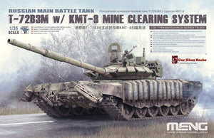 Maquette Meng TS-053 T-72B3M avec système de déminage KMT-8, échelle 1/35