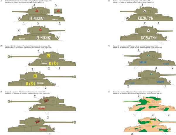 ToRo Modèle 35D48 - Shermans polonais en Italie, 2e Corps polonais 1945 vol.3 1/35 – image 2