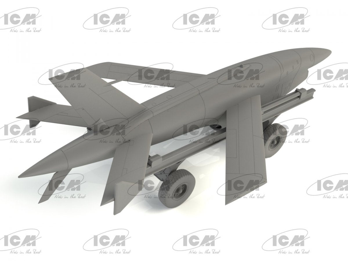 ICM 48401 BQM-34A (Q-2C) Firebee avec remorque 1/48 – immagine 5