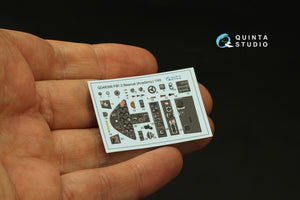 Intérieur imprimé en 3D et coloré sur papier décalcomanie Quinta Studio QD48399 F8F-2 Bearcat (Academy) 1/48 – image 3