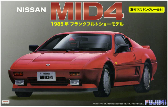 Fujimi 047188 Nissan MID4 avec masquage de cadre de fenêtre 1/24