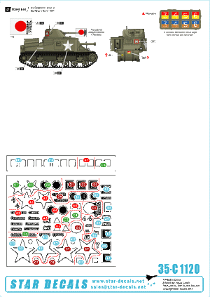 Star Decals 35-C1120 Lee en Birmanie 1/35 – image 2