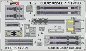 Eduard 3DL32022 F-35B SPACE TRUMPETER 1/32 – immagine 4