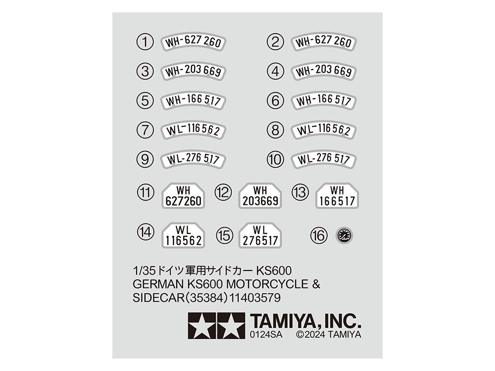 Tamiya 35384 Zundapp KS600 Sidecar 1/35 – zdjęcie 6