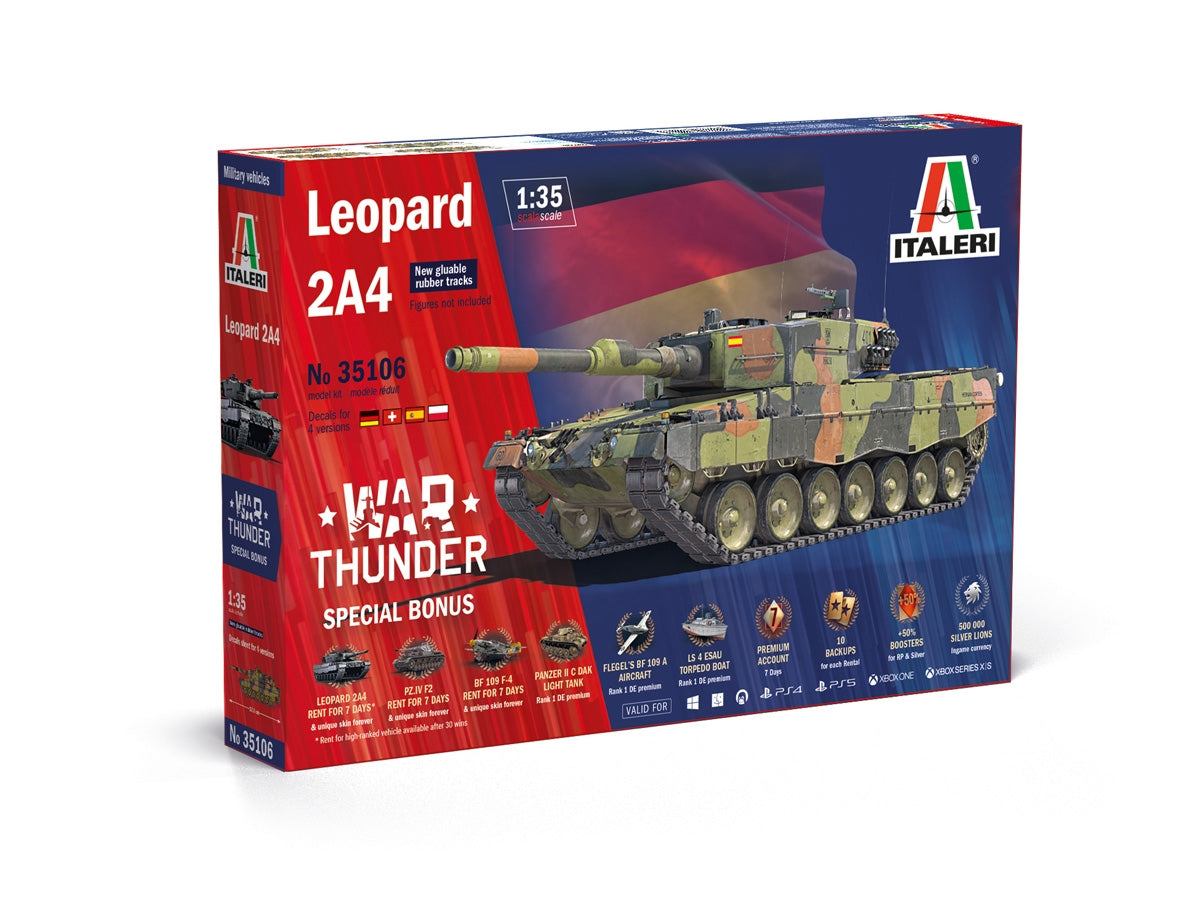 Italeri 35106 Leopard 2 A4 - THUNDER DE GUERRE 1/35