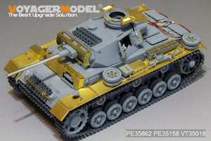 Maquette Voyager PE35862, char allemand Pz.KPfw.III Ausf.L de base de la Seconde Guerre mondiale, pour DRAGON 6387 au 1/35 – image 3