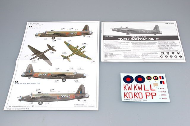 Trumpeter 02823 WELLINGTON Mk.III (1/48)  – image 2