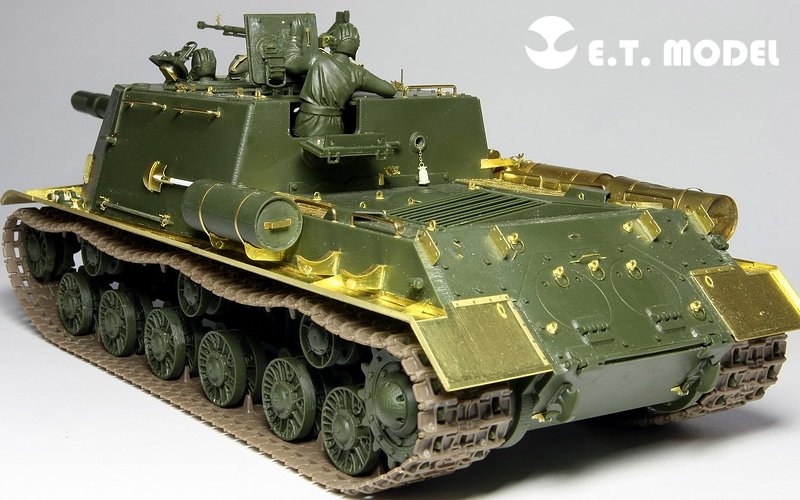 Maquette ET E35-028 JSU-152 soviétique de base de la Seconde Guerre mondiale (pour TAMIYA 35303) (1/35) – Bild 4