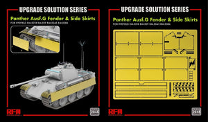Rye Field Modèle 2045 Panther Ausf.G Aile et jupe latérale - Solution de mise à niveau 1/35