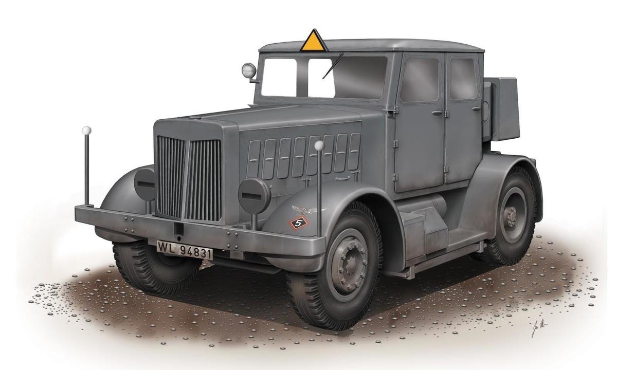 Armure spéciale 72001 SS-100 Gigant Schwerer Radschlepper/ Heavy Tra. (1/72) – image 2