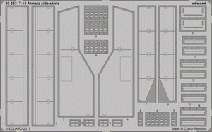 Eduard 36353 Jupes latérales T-14 Armata ZVEZDA 1/35