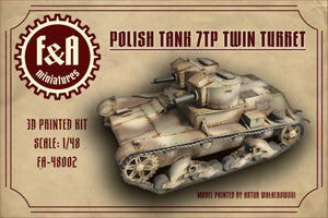 F&amp;amp;A Miniatures FA-48002 7TP Tourelle double 1/48