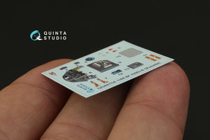 Intérieur imprimé en 3D et coloré sur papier décalcomanie Quinta Studio QD48104 Bf 109G-6 (pour kit Zvezda) 1/48 – Bild 4