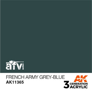 AK Interactive AK11365 Gris-Bleu Armée Française 17 ml