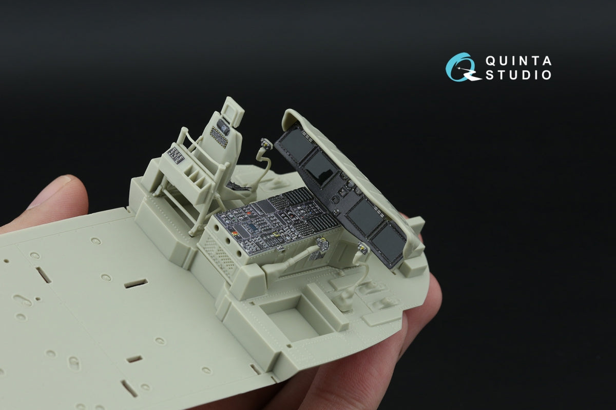 Quinta Studio QD35167 МН-60S Knighthawk 3D-Printed &amp; coloured Interior on decal paper (Kitty Hawk) 1/35