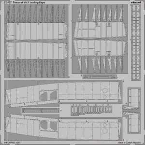 Volets d&amp;#39;atterrissage Eduard 32402 Tempest Mk. II SPECIAL HOBBY 1/32