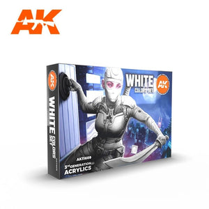 AK Interactive AK11609 COULEURS BLANCHES ENSEMBLE 6x17 ml – imagen 2