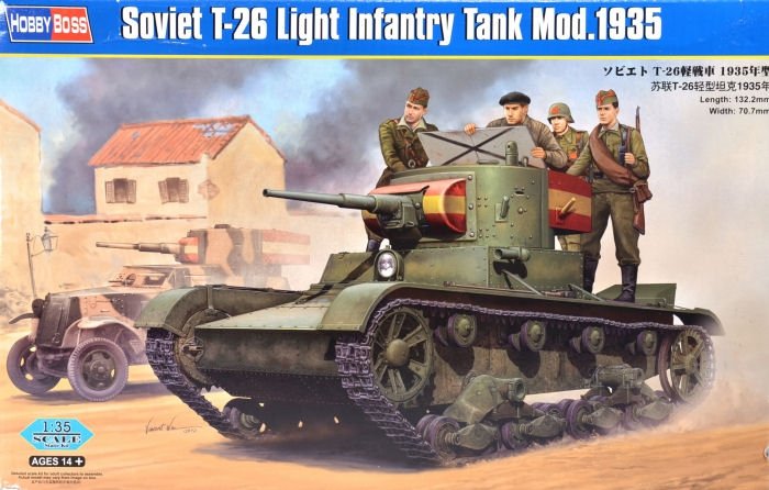 Hobby Boss 82496 Soviet T-26 Light Infantry Tank Mod.1935 1/35