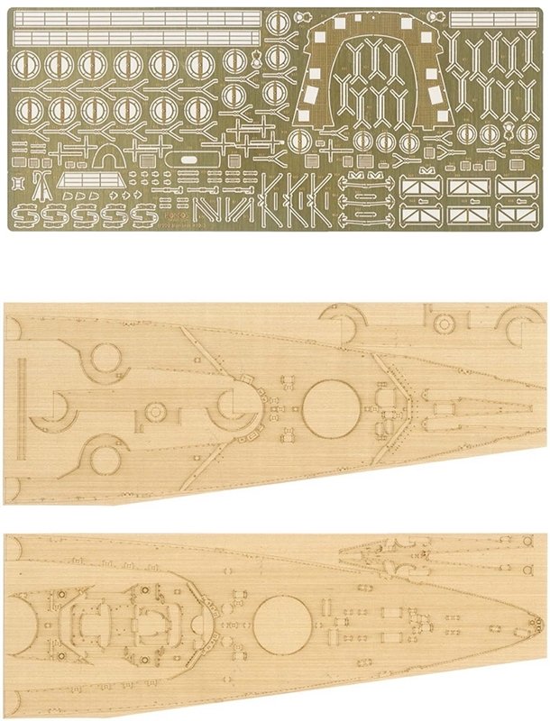 J&amp;#39;adore le kit 66602 Bismarck, ensemble de détails pour TRUMPETER 03702 1/200 – image 3