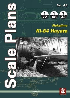MMP Books 81975 Plans à l'échelle n° 49 : Nakajima Ki-84 Hayate EN