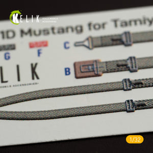 KELIK K32015 P-51D MUSTANG - DÉCALCOMANIES 3D INTÉRIEURES POUR MAQUETTE TAMIYA 1/32 – image 6