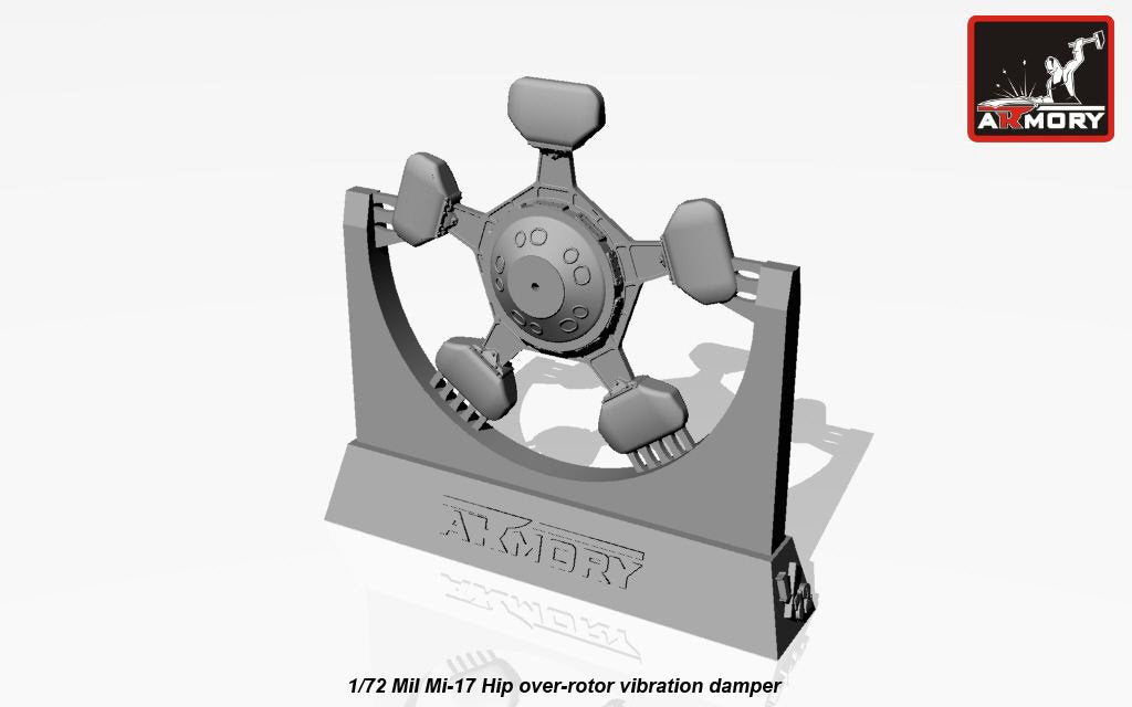Armory Models ACA7277 Mil Mi-8/-17 Amortisseur de vibrations du rotor de hanche 1/72 – immagine 4