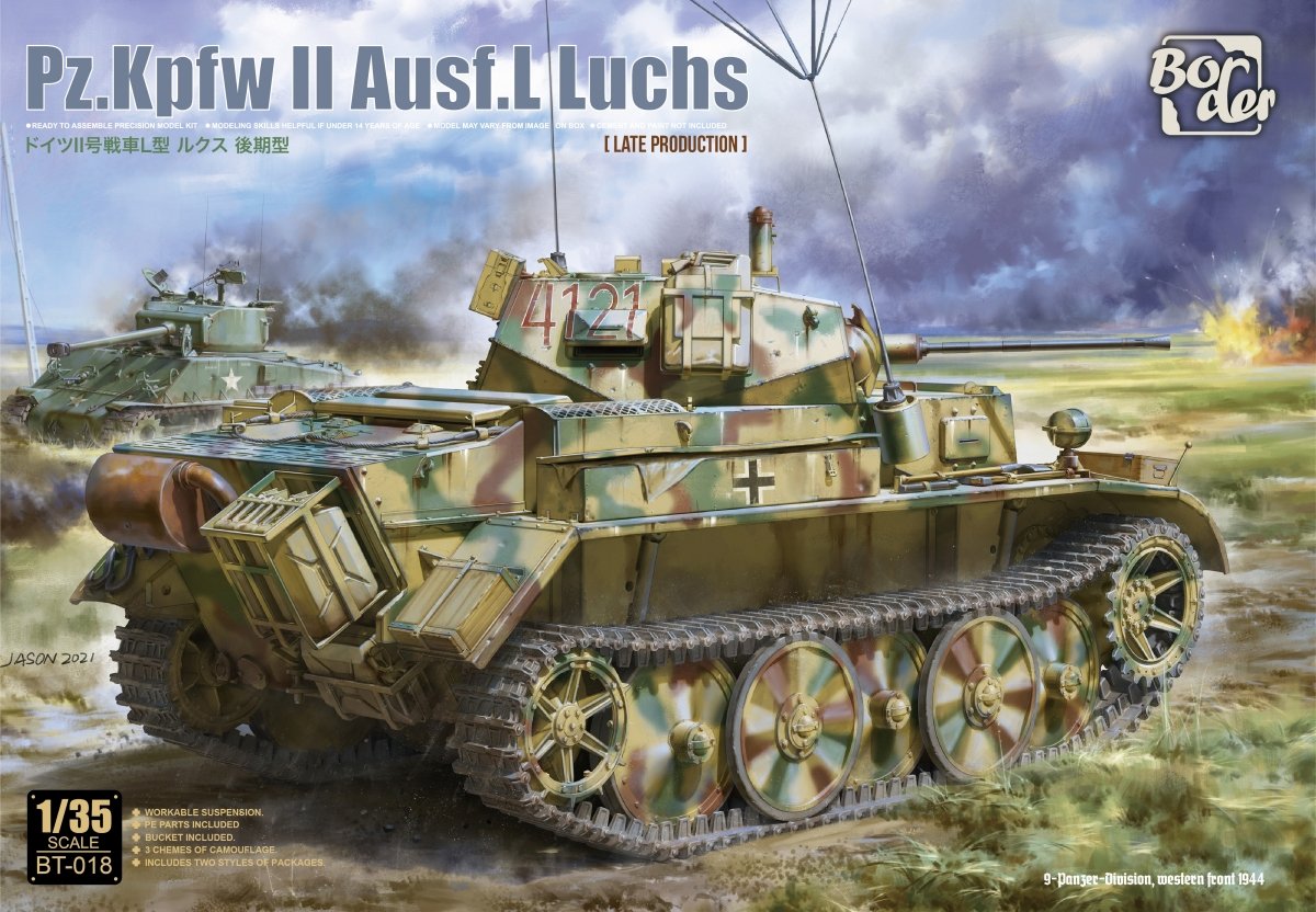 Border Model BT-018 Pz.Kpfw.II Ausf.L Luchs Production tardive 1/35