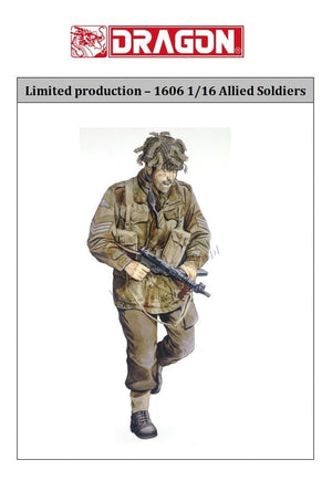 Dragon 1606 Red Devil, parachutiste britannique (Arnhem 1944) 1/16