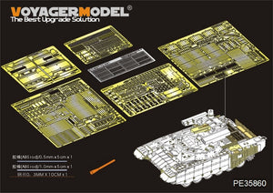Véhicule de combat d&amp;#39;appui-feu russe moderne BMPT-72, modèle Voyager PE35860, pour TIGERMODEL 4611, échelle 1/35