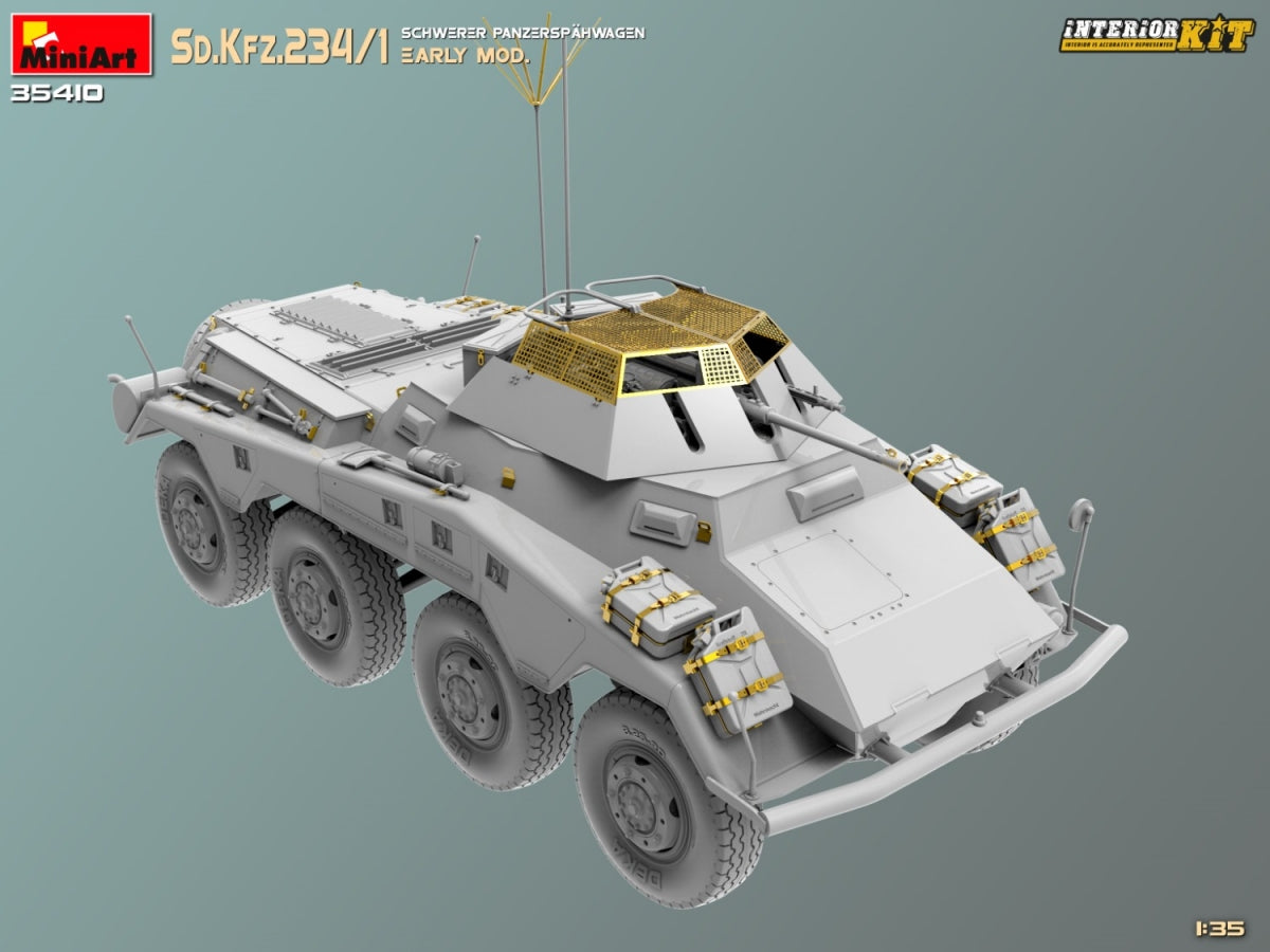 MiniArt 35410 Sd.Kfz.234/1 Schwerer Panzerspahwagen. PREMIER MOD. KIT INTÉRIEUR 1/35 – image 5