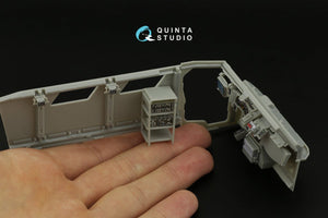 Intérieur imprimé en 3D et coloré sur papier décalcomanie pour le MRAP M1224 MaxxPro de Quinta Studio (Bronco) à l&amp;#39;échelle 1/35 – Bild 3