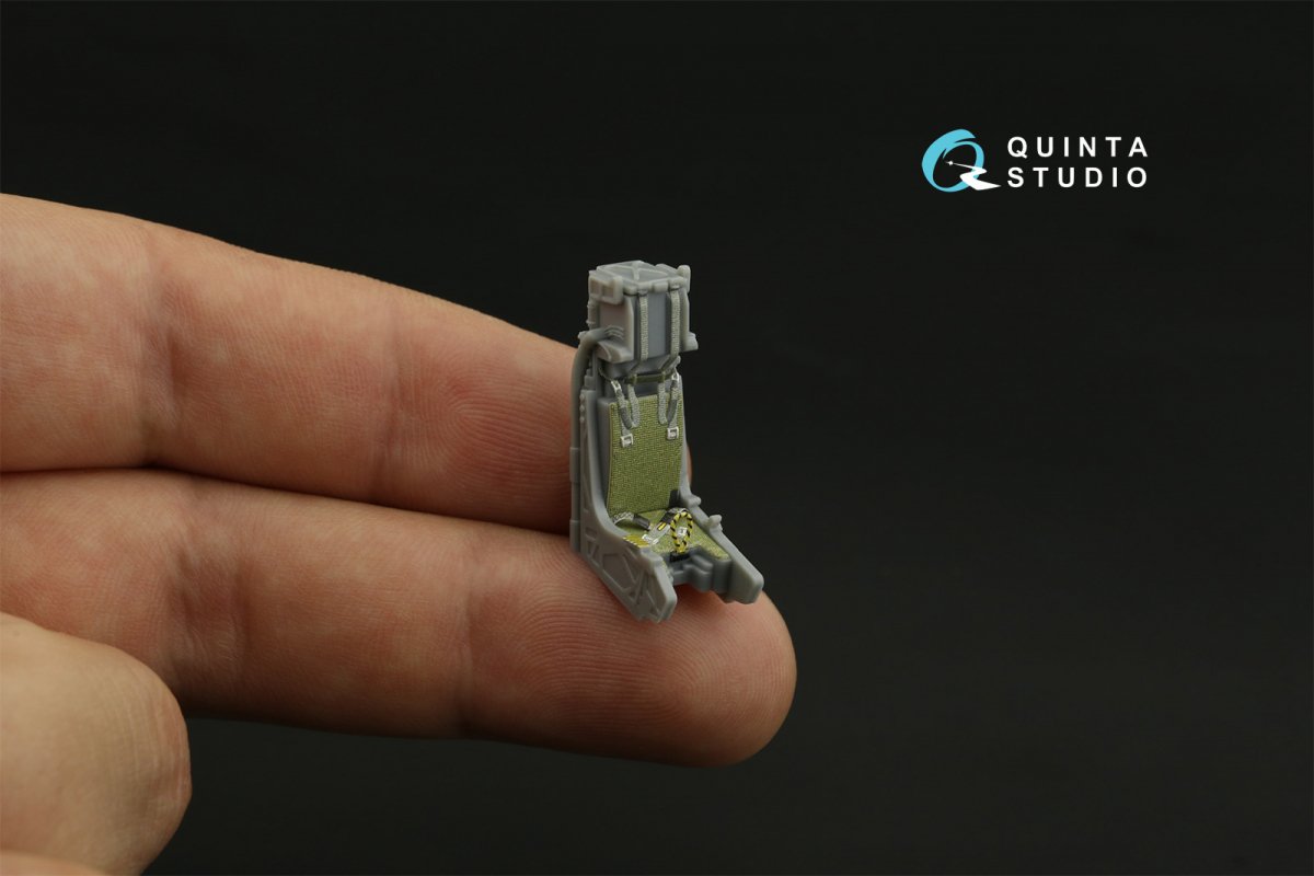 Intérieur imprimé en 3D et coloré sur papier décalcomanie Quinta Studio QD48259 F/A-18E (HobbyBoss) 1/48  – Bild 11