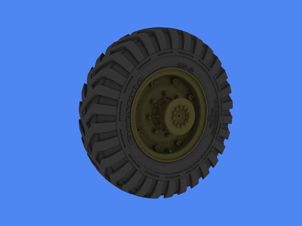 Roues de route Panzer Art RE35-261 Bedford QLC (Firestone) 1/35