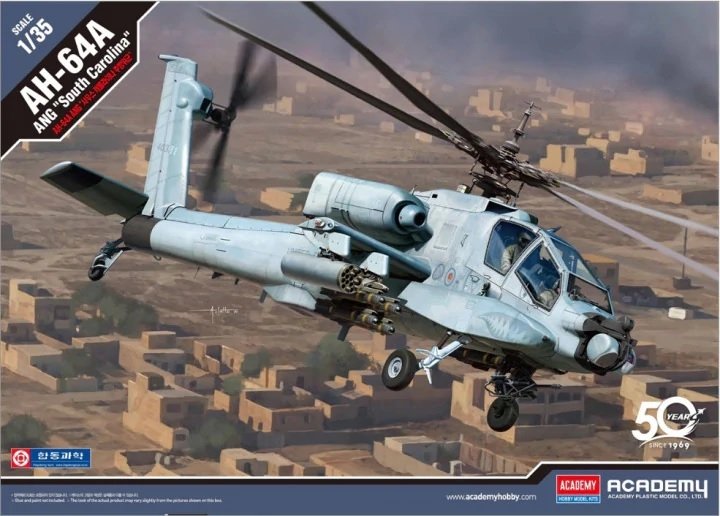Académie 12129 AH-64A ANG "Caroline du Sud" 1/35
