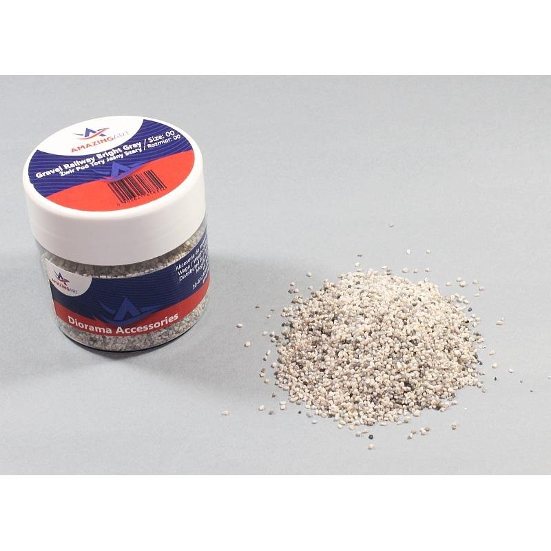 Amazing Art 18314 GRAVEL RAILWAY LIGHT GRAY 200g