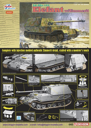 Dragon 6465 Sd.Kfz.184 Elefant avec Zimmerit (1/35) – image 2
