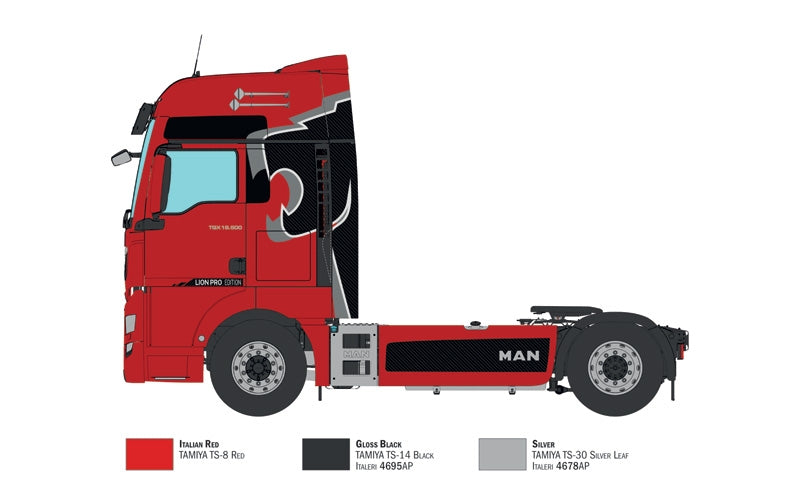 Italeri 3959 MAN TGX 18.500 XXL Lion Pro Edition 1/72 – image 3