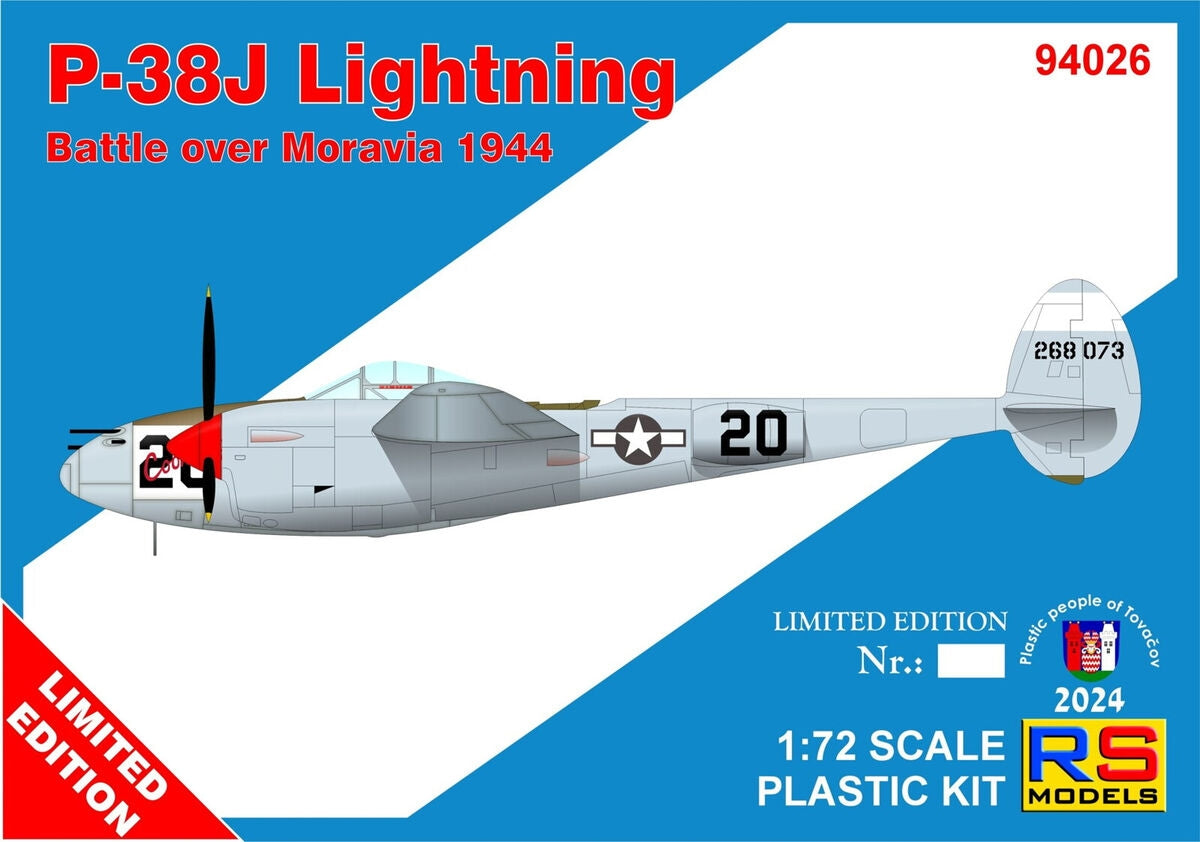 RS Models 94026 Lockheed P-38 J-15 LO - Bataille de Moravie (Édition limitée) 1/72 