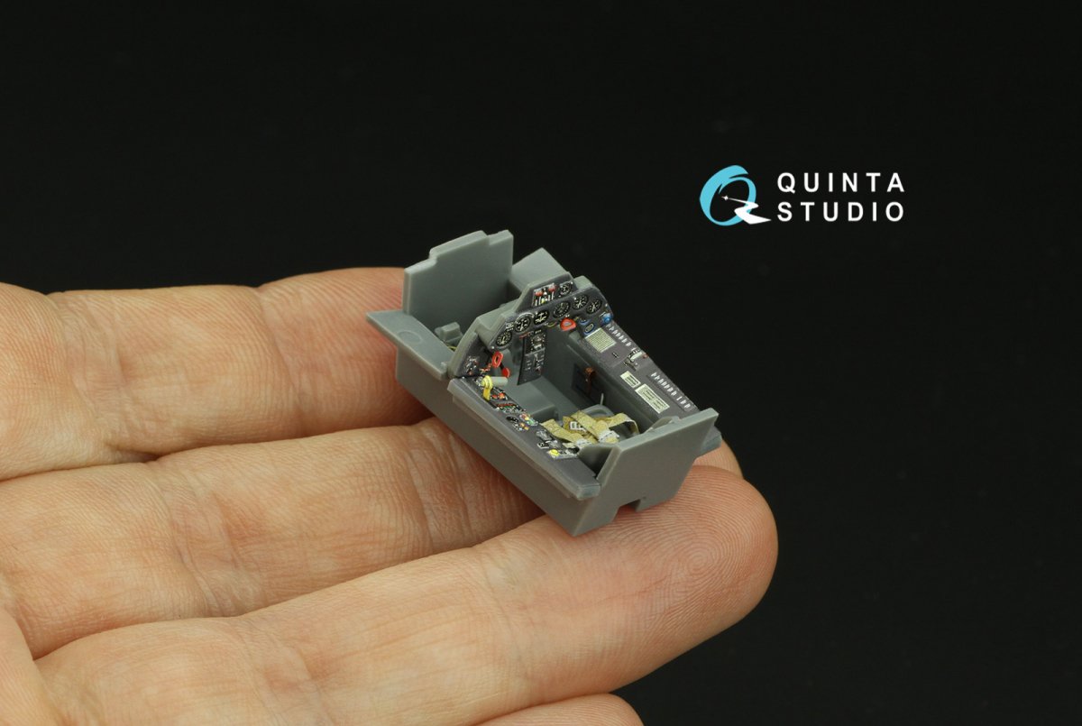 Intérieur imprimé en 3D et coloré sur papier décalcomanie Quinta Studio QD48314 Fw 190A-3 (Tamiya) 1/48 – image 8