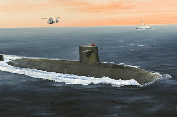 Hobby Boss 83519 Marine française Le Triomphant (SNLE) (1/350)
