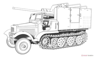 ACE 72574 7,62 cm FK.36 (R) auf mZgkw 5t &amp;quot;Diana&amp;quot; Sd.Kfz. 6/3 1/72  – immagine 9