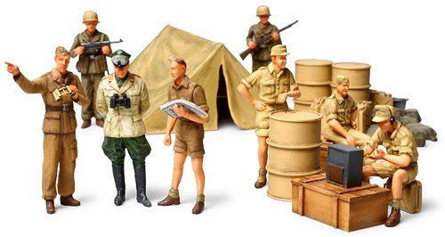 Tamiya 32561 Ensemble d&amp;#39;infanterie allemande d&amp;#39;Afrique (1/48)  – image 2