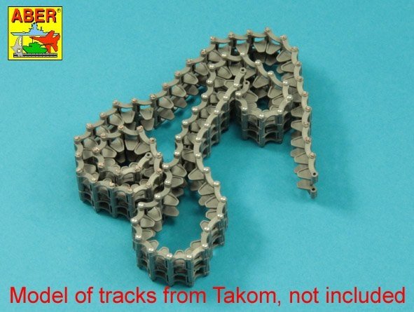 Aber 16198 Jeu de 200 axes de chenille pour char Panzer I Ausf.A/B, échelle 1/16 – imagen 5