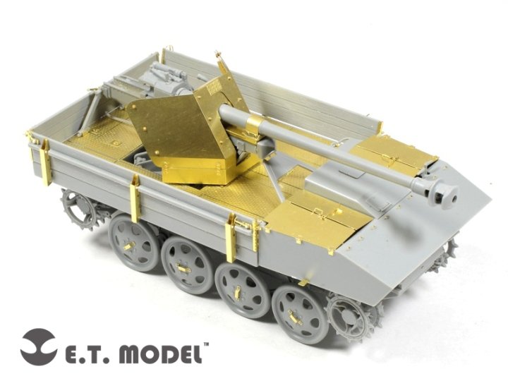 ET Modèle E35-070 Seconde Guerre mondiale allemand 7,5 cm Pak 40/4 auf RSO (Pour DRAGON 6640) (1/35) – immagine 2