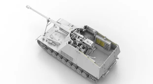 Maquette Border Model BT-024 Sd.Kfz. 164 Nashorn Early/Command avec 4 figurines 1/35 – image 3